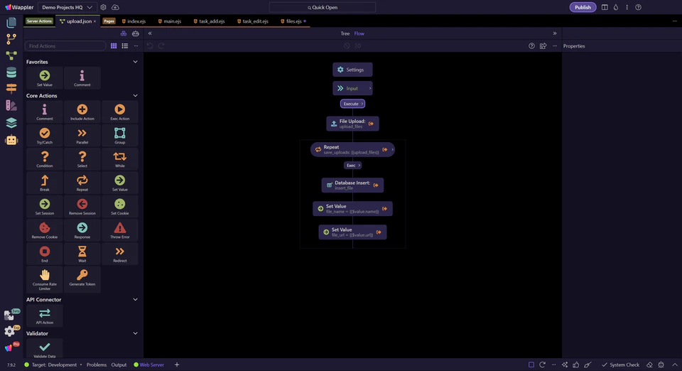 Screenshot: Next steps
