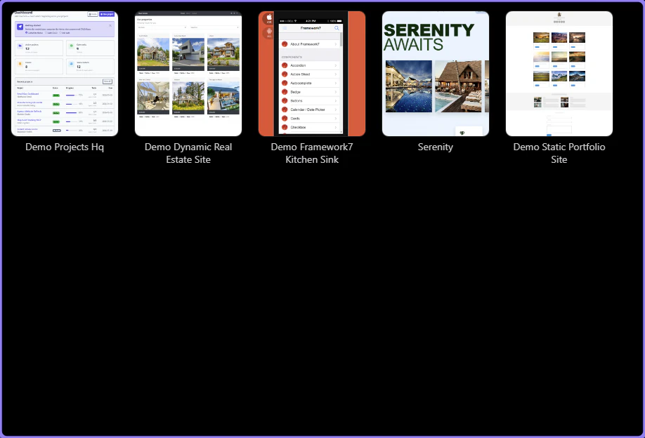 Screenshot: Next steps