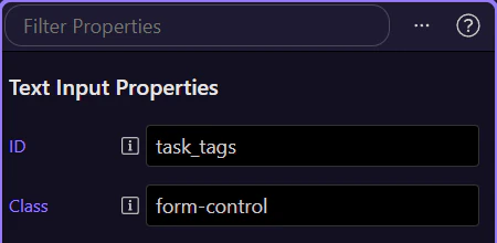 Screenshot: Text Field and Value Field are different jobs