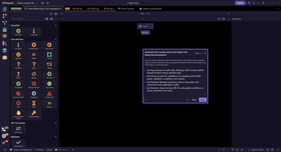 Screenshot: Automate the routine parts and inspect the important boundaries
