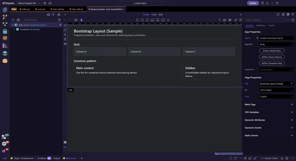 Screenshot: Recommended path