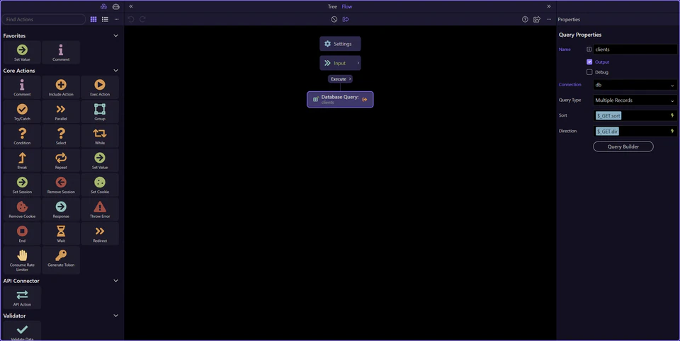 Screenshot: Continue with the deeper Server Connect output tours